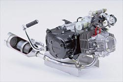 PGM-FI Prototype Model (100 cc 4-stroke engine)