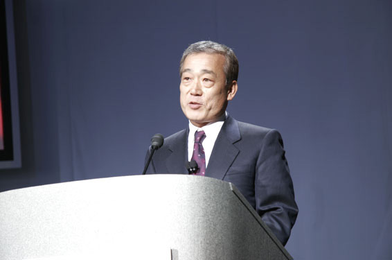 Honda Motor Co., Ltd. president and CEO Takeo Fukui