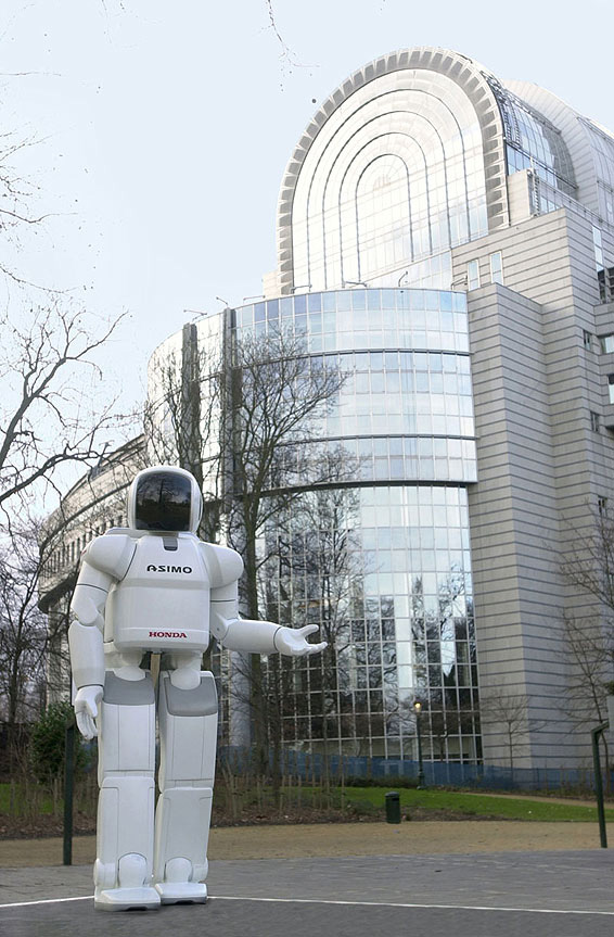 ASIMO Meets EU Institutions Members