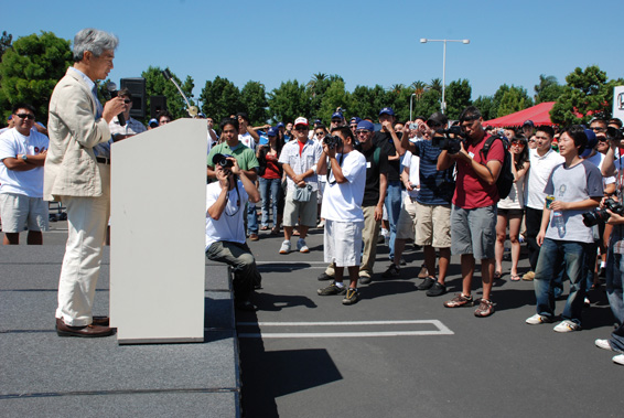 Shigeru Uehara, chief engineer for the S2000, traveled from Japan to attend the S2000 Homecoming