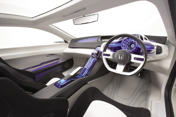 Honda CR-Z Concept lightweight hybrid sports car