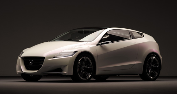 Honda CR-Z Concept lightweight hybrid sports car