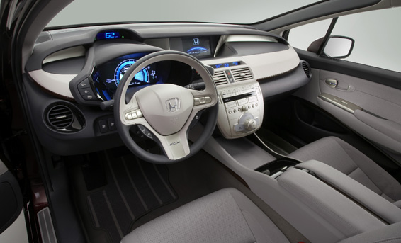 Honda FCX Clarity interior