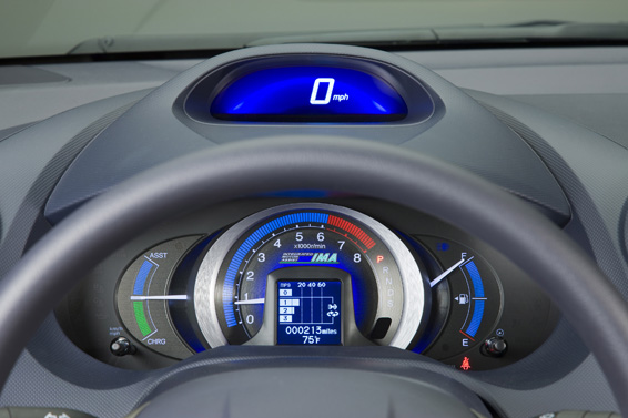 2010 Honda Insight EX intieror, Multi-Information Display (MID)