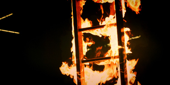 A scene from "Kick Out the Ladder", a short film in Honda's DREAM THE IMPOSSIBLE Documentary Series.