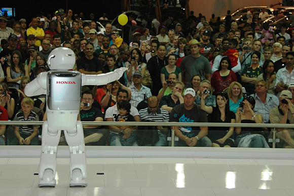 New ASIMO attends the 2011 Johannesburg Motor Show