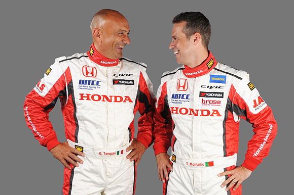 Gabriele Tarquini and Tiago Monteiro