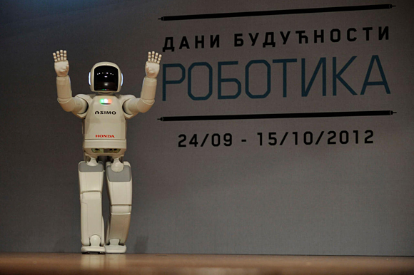 ASIMO arrives in Belgrade