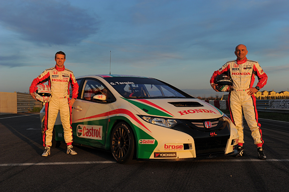 The new Castrol Honda World Touring Car Team