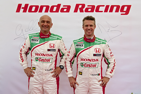 Gabriele Tarquini and Tiago Monteiro