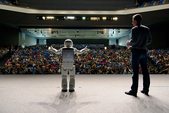 ASIMO visits Lausanne, Switzerland