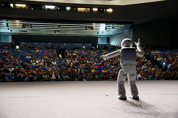 ASIMO visits Lausanne, Switzerland