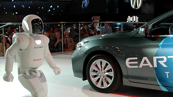 All-New ASIMO wows the crowds at MIAS 2014