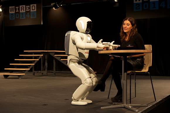 Latest generation of Honda's humanoid makes UK debut at WIRED 2014