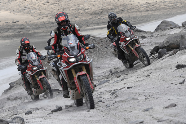 A year after its long-awaited and hugely successful return to Honda’s motorcycle line-up, the Africa Twin has reached new heights by breaking the record for the highest altitude reached by a twin-cylinder motorcycle.