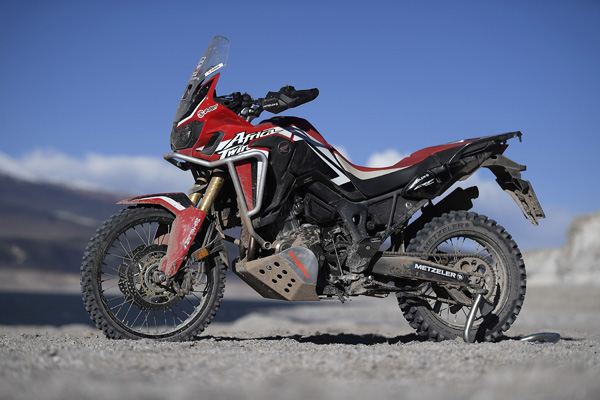 A year after its long-awaited and hugely successful return to Honda’s motorcycle line-up, the Africa Twin has reached new heights by breaking the record for the highest altitude reached by a twin-cylinder motorcycle.