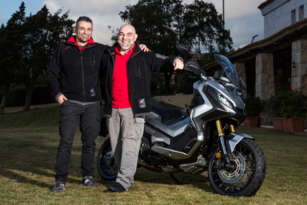 Daniele Lucchesi - HRE-I Planning Section Manager and Maurizio Carbonara - HRE-I Chief Project Designer for the X-ADV.