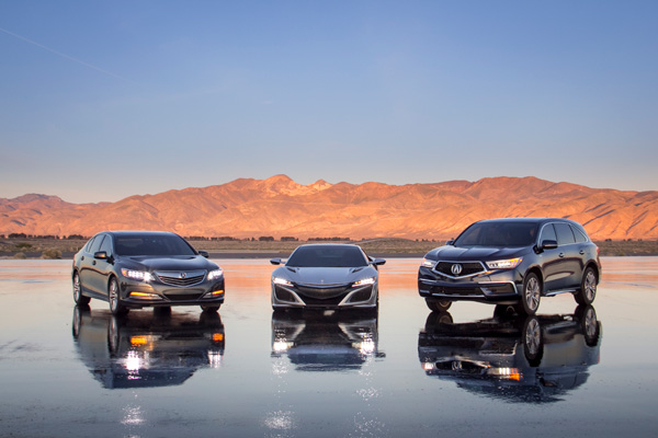 2017 Acura MDX Sport Hybrid with NSX and RLX Sport Hybrid