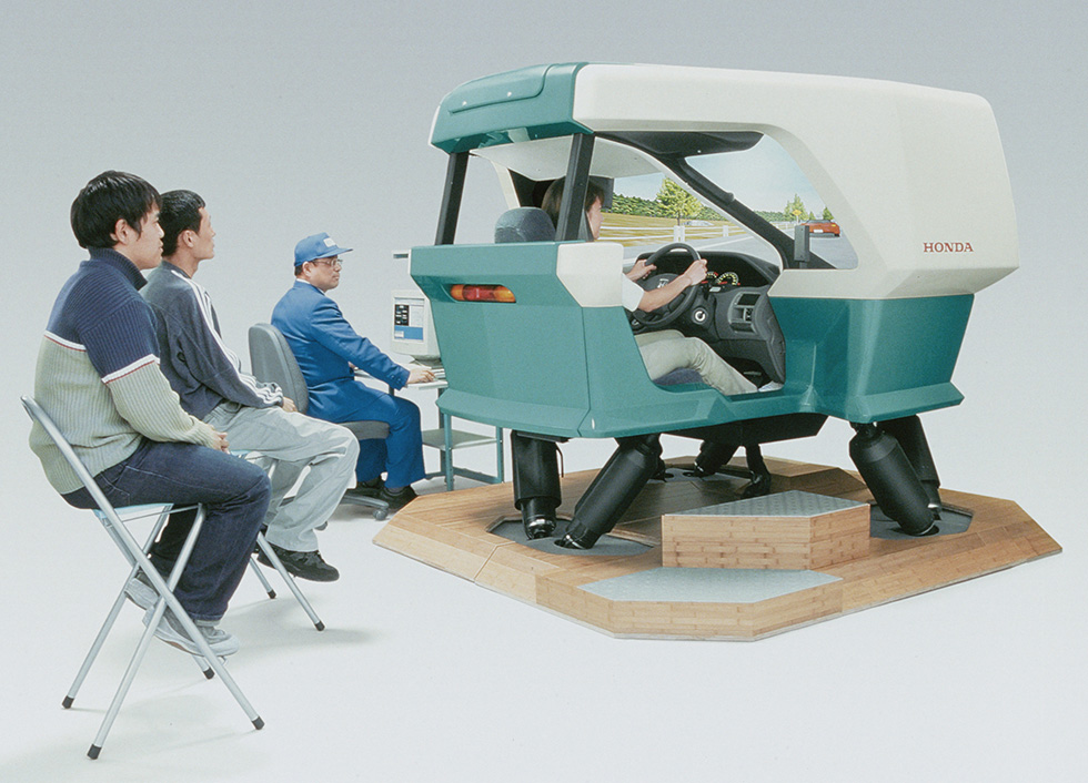 Honda automobile driving simulator
