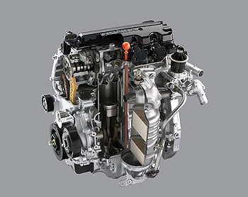 1.8L i-VTEC engine cut-away model