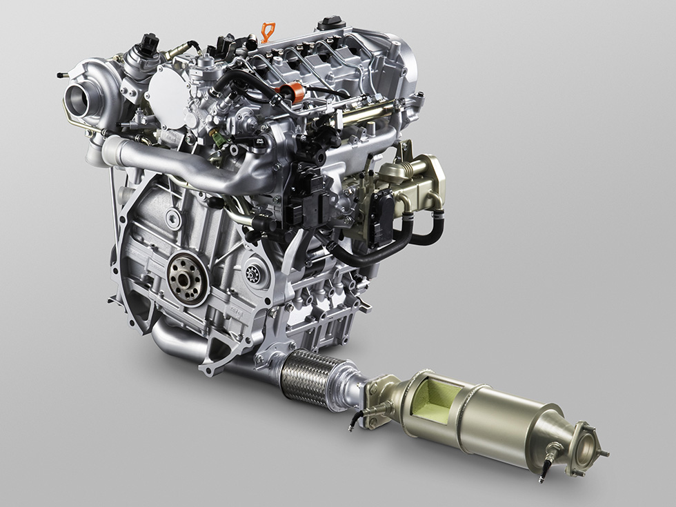 Honda Develops Next-Generation Clean Diesel Engine Capable of Meeting Stringent Tier II Bin 5 Emissions Requirements in the U.S.