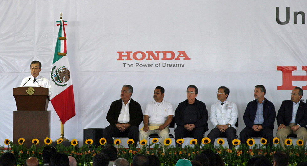 Honda's Cumulative Auto Production in Mexico Reaches 200,000-Unit Milestone