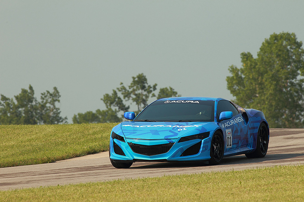 NSX Prototype Excites Racing Fans and Sports Car Enthusiasts Honda Indy 200 Race
