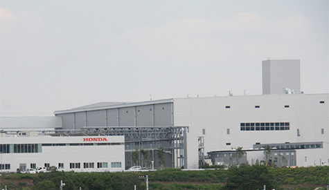 Honda Begins Production at New Automobile Production Plant in Yorii