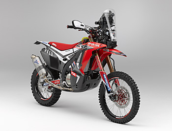 Honda Unveils Dakar Rally Model-the New CRF450 RALLY