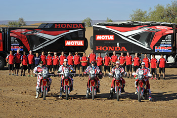 Honda's Participation in Dakar Rally 2014