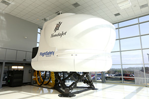 HondaJet Flight Simulator Arrives at Honda Aircraft Company Installation at the HondaJet Training Center Underway
