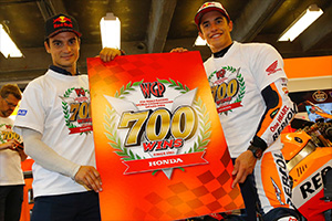 Honda Achieves 700th FIM Road Racing World Championship Grand Prix Victory