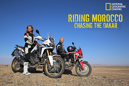 Honda Provides Africa Twin for “Riding Morocco: Chasing the Dakar” Program on National Geographic Channel