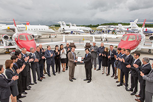 The HondaJet received a type certificate from the European Aviation Safety Agency on May 23, 2016.