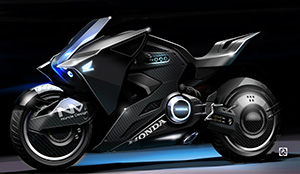 Honda futuristic motorcycle based on the NM4 makes appearances in the feature film “GHOST IN THE SHELL”.
