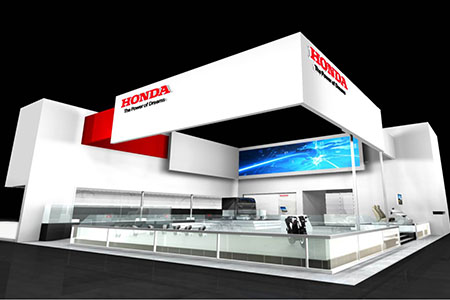 Honda booth at CES ASIA 2017