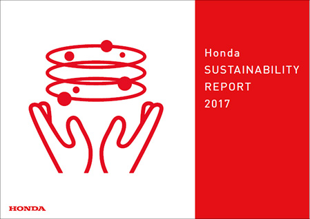 Front cover of Honda SUSTAINABILITY REPORT 2017