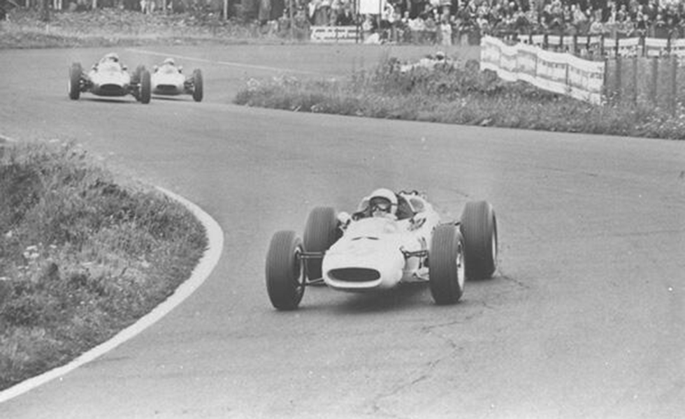 Ronnie Bucknum (RA271) in the 1964 German Grand Prix