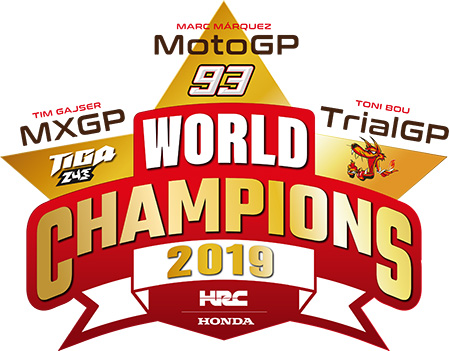 Honda Wins Three Premier World Grand Prix Category Riders Titles