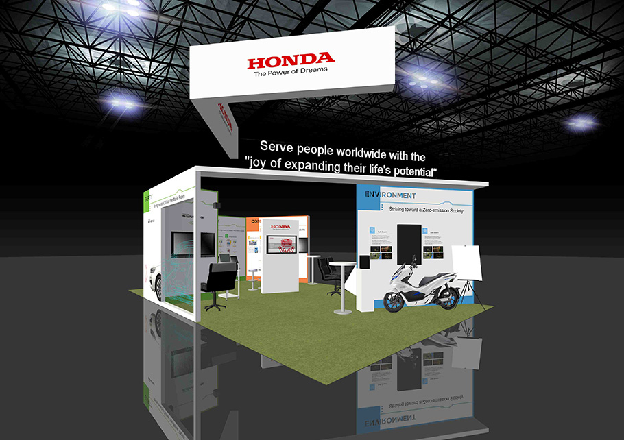Image of Honda booth