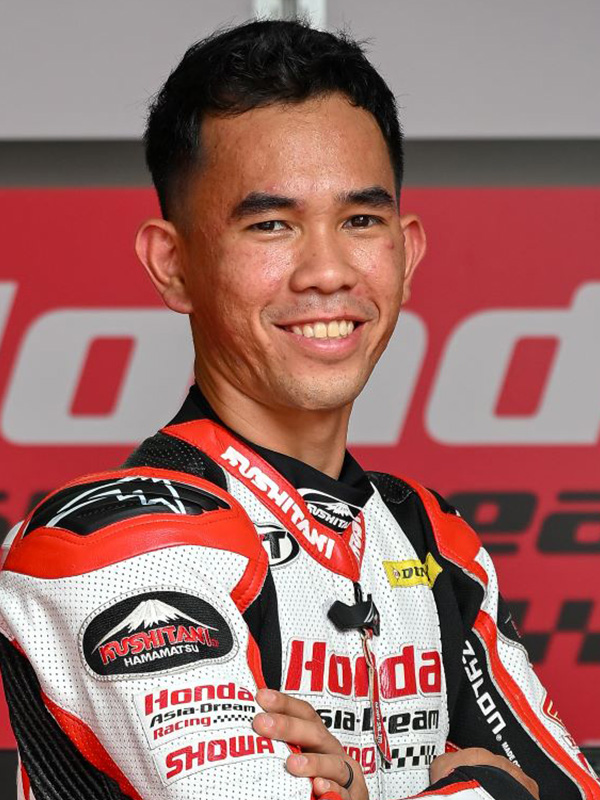 Gerry Salim (competing in ASB1000 class with Honda Asia-Dream Racing with SHOWA)