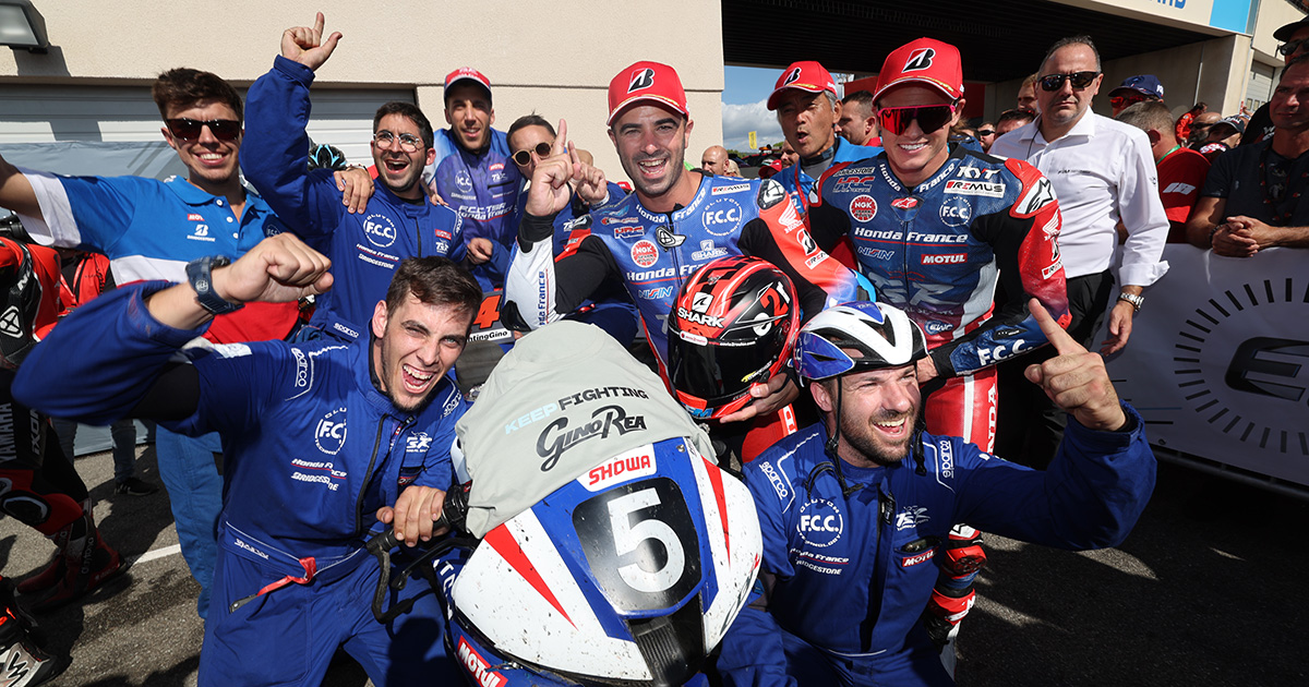 ＜FIM Endurance World Championship >
F.C.C. TSR Honda France Fights Back to Win Second FIM Endurance World Championship Title
