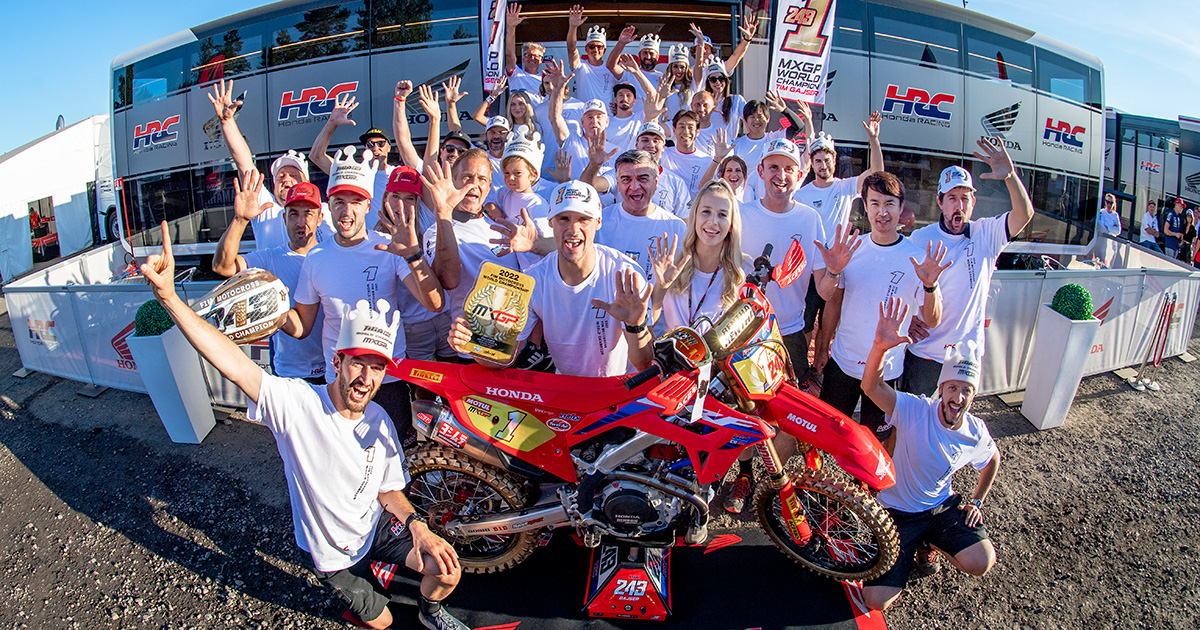 Team HRC’s Tim Gajser Wins Fourth Championship, First in Two Seasons