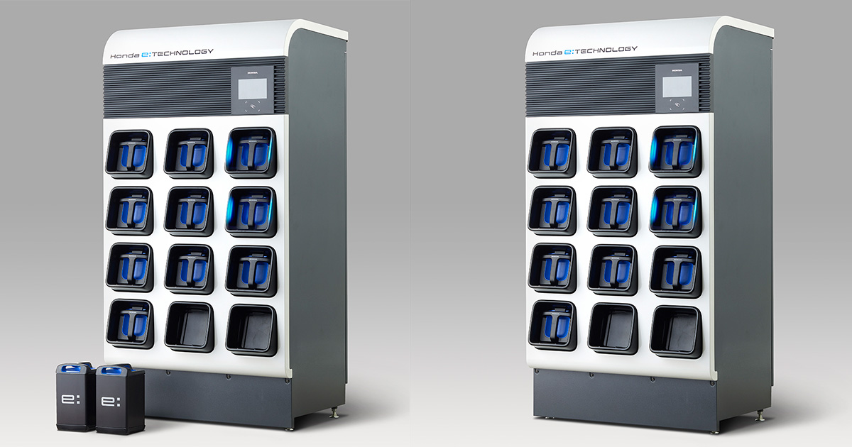 Honda Begins Sales of “Honda Power Pack Exchanger e:” 
Battery Swapping Station
– Gachaco, a battery sharing business venture, begins operation of the first unit of Honda Power Pack Exchanger e: in Japan –
