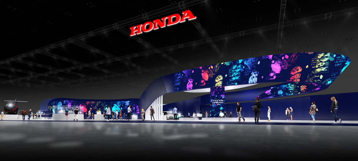 Honda booth image