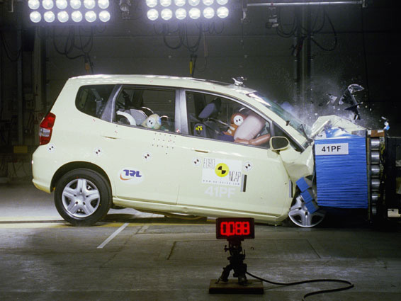 Honda Jazz Achieves Highest Overall Rating in EuroNCAP Supermini Crash Tests