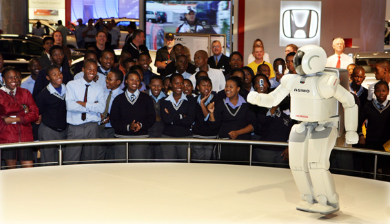 ASIMO Offers South Africa’s School Children a Glimpse of the Future