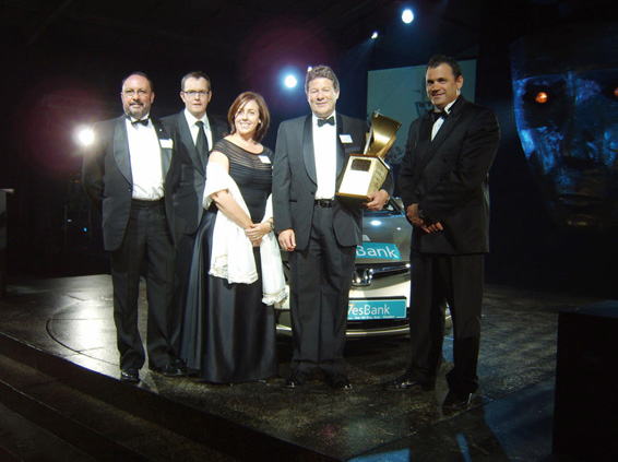 Honda Civic - Car of the Year 2007 Graham Eagle from HSA picking up the prestigious award