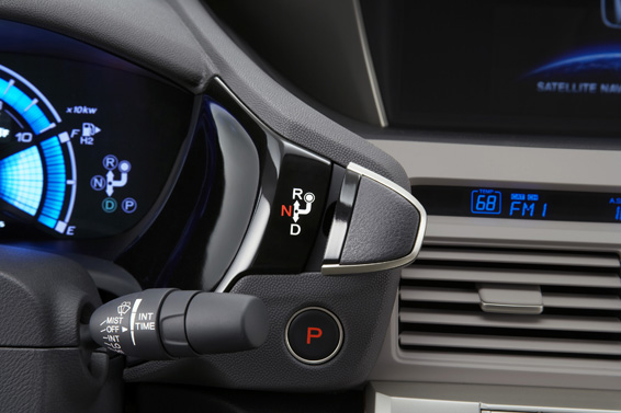 Honda FCX Clarity interior details