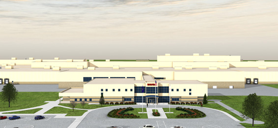 Honda Manufacturing of Indiana facility rendering